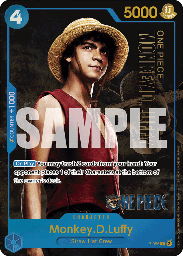Monkey.D.Luffy - P-055 - Promo (Live Action Foil) - Promos
