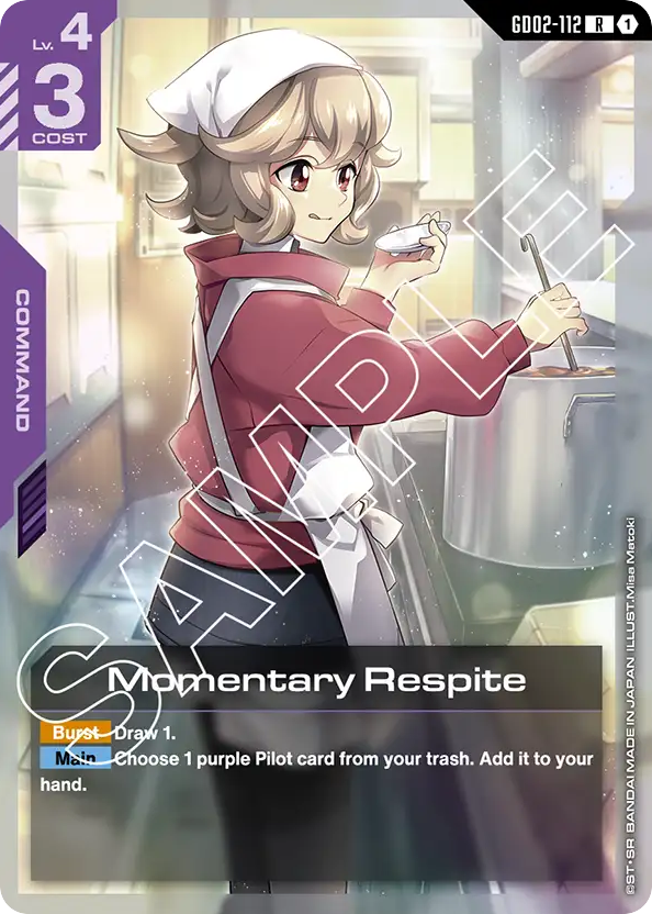 Momentary Respite - GD02-112 - Rare - Dual Impact
