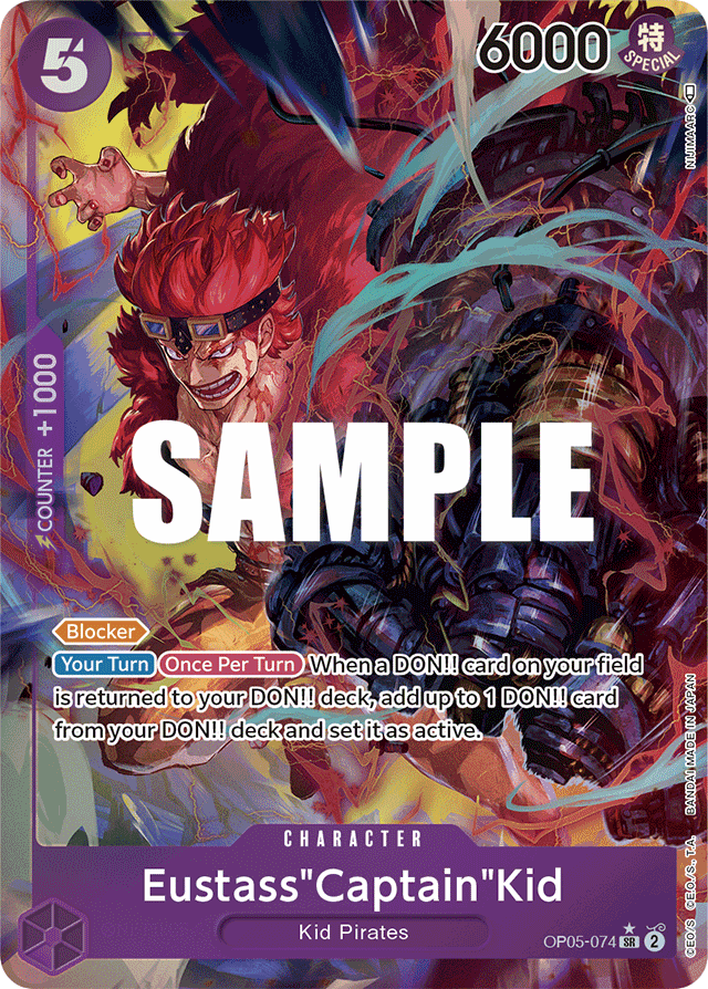 Eustass"Captain"Kid - OP05-074 - Super Rare (Alternate Art) - Awakening of the New Era