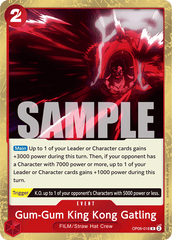 Gum-Gum King Kong Gatling - OP06-018 - Rare - Wings of the Captain
