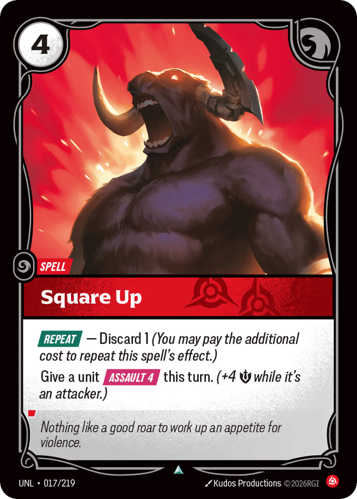 Square Up - 017/219 - Uncommon - Unleashed