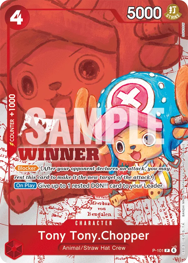 Tony Tony.Chopper - P-101 - Promo (Winner Stamp) - Promos