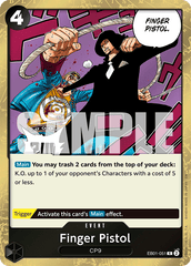 Finger Pistol - EB01-051 - Rare (Reprint) - Memorial Collection