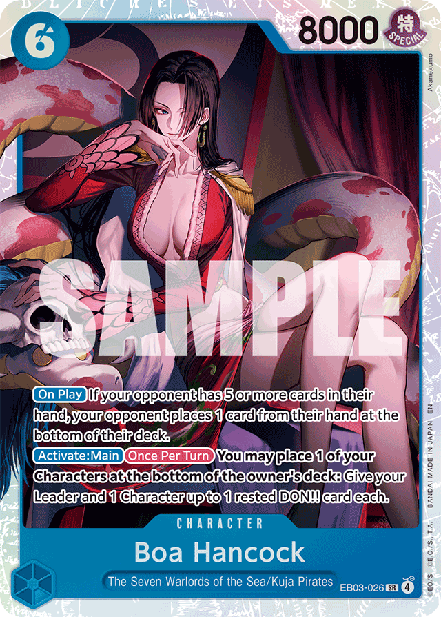 Boa Hancock - EB03-026 - Super Rare - Heroines Edition
