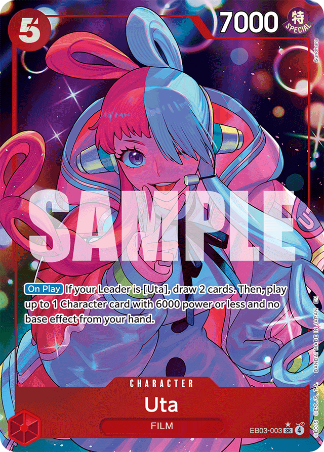 Uta - EB03-003 - Super Rare (Alternate Art) - Heroines Edition
