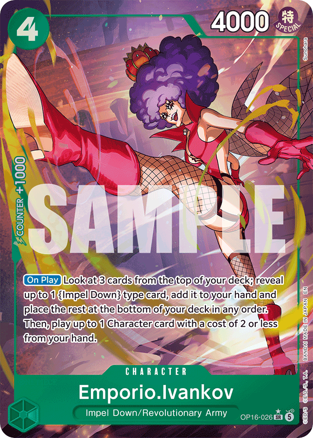 Emporio.Ivankov - OP16-026 - Super Rare (Alternate Art) - The Time Of Battle