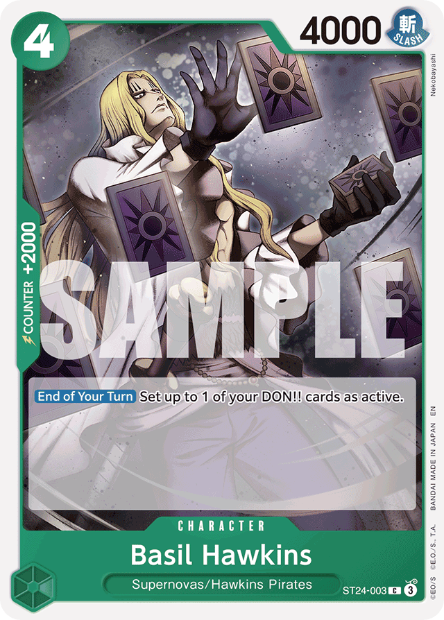 Basil Hawkins - ST24-003 - Common - GREEN Jewelry Bonney
