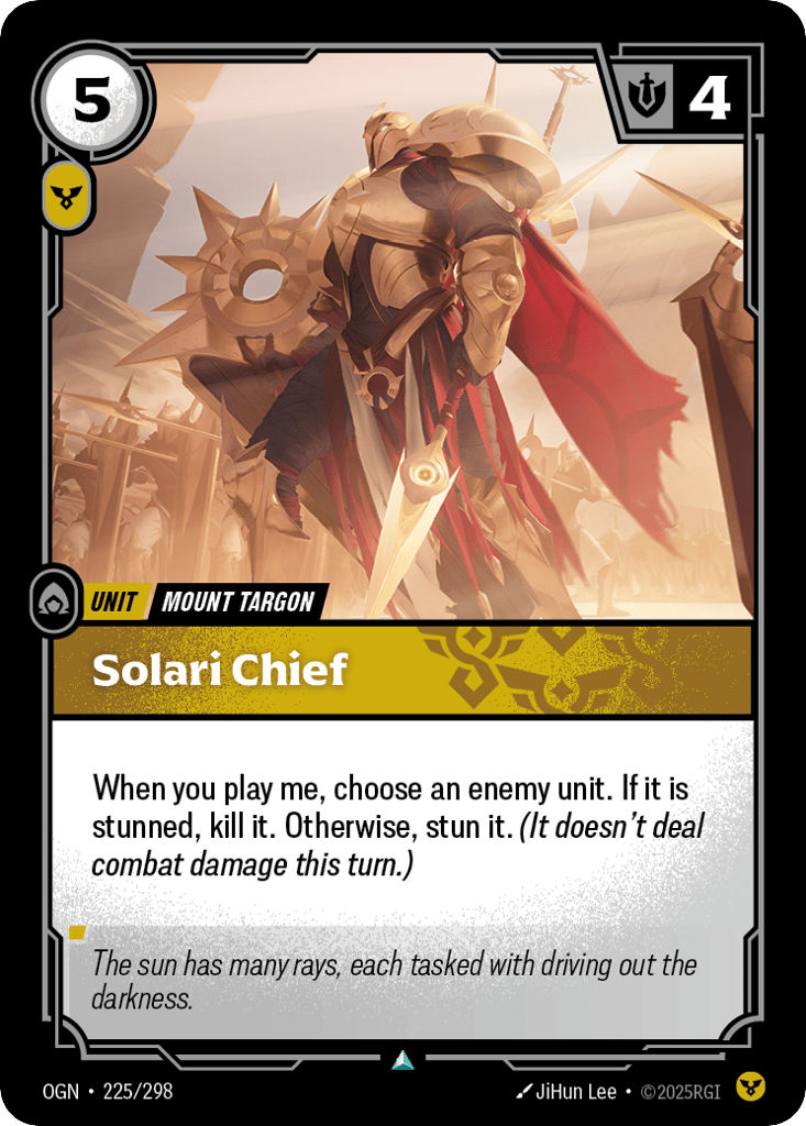 Solari Chief - 225/298 - Uncommon - Origins