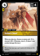 Solari Chief - 225/298 - Uncommon - Origins