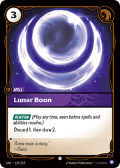 Lunar Boon - 125/219 - Common - Unleashed
