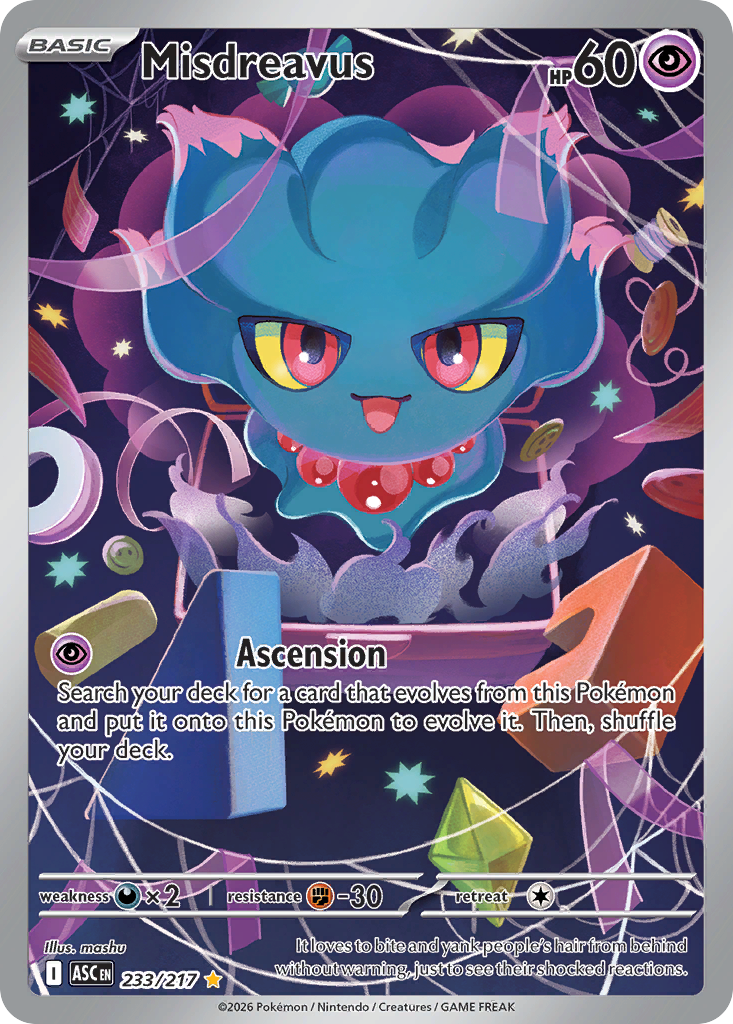 Misdreavus - 233/217 - Ascended Heroes