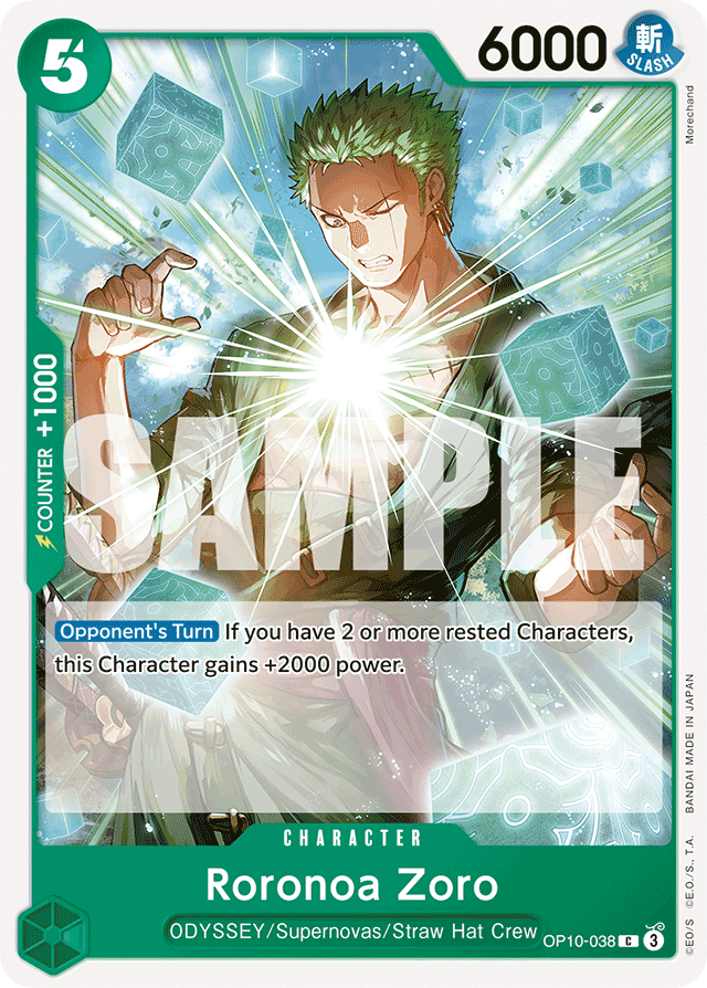 Roronoa Zoro - OP10-038 - Common - Royal Blood