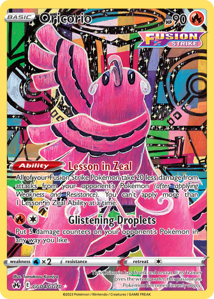 Oricorio - GG04 - Crown Zenith Galarian Gallery