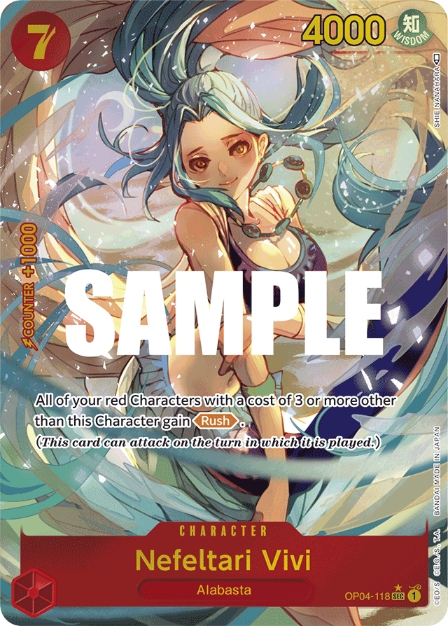 Nefeltari Vivi - OP04-118 - Secret Rare (Alternate Art) - Kingdoms of Intrigue