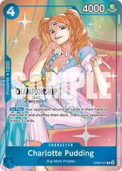 Charlotte Pudding - OP06-047 - Rare (Championship Stamp) - Wings of the Captain