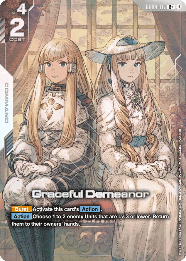 Graceful Demeanor - GD04-117 - Rare (Alternate Art) - Phantom Aria