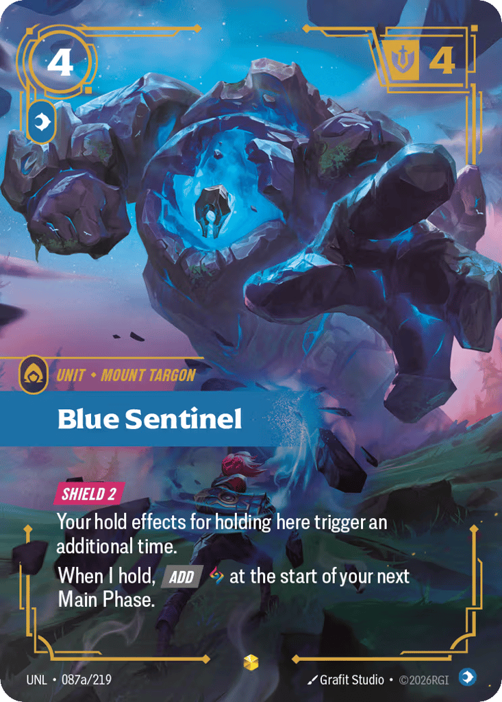 Blue Sentinel - 087a/219 - Showcase - Unleashed