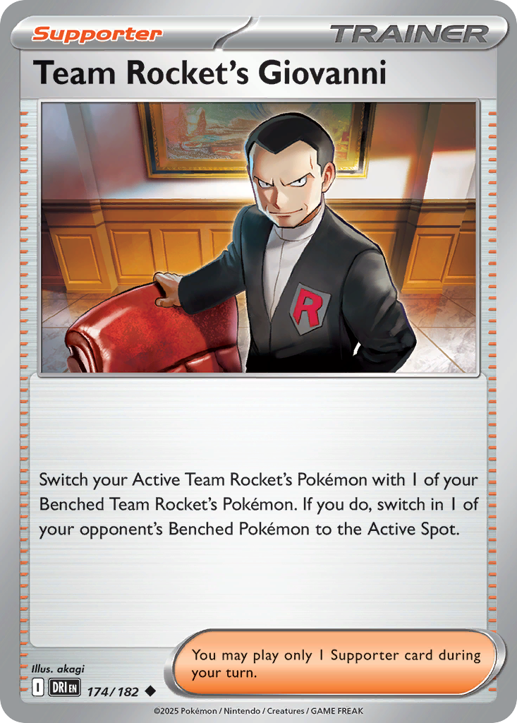Team Rocket's Giovanni - 174/182 - Destined Rivals
