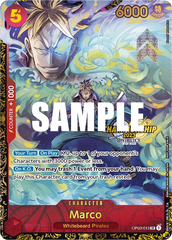 Marco - OP03-013 - Super Rare (Championship Stamp) - Pillars of Strength