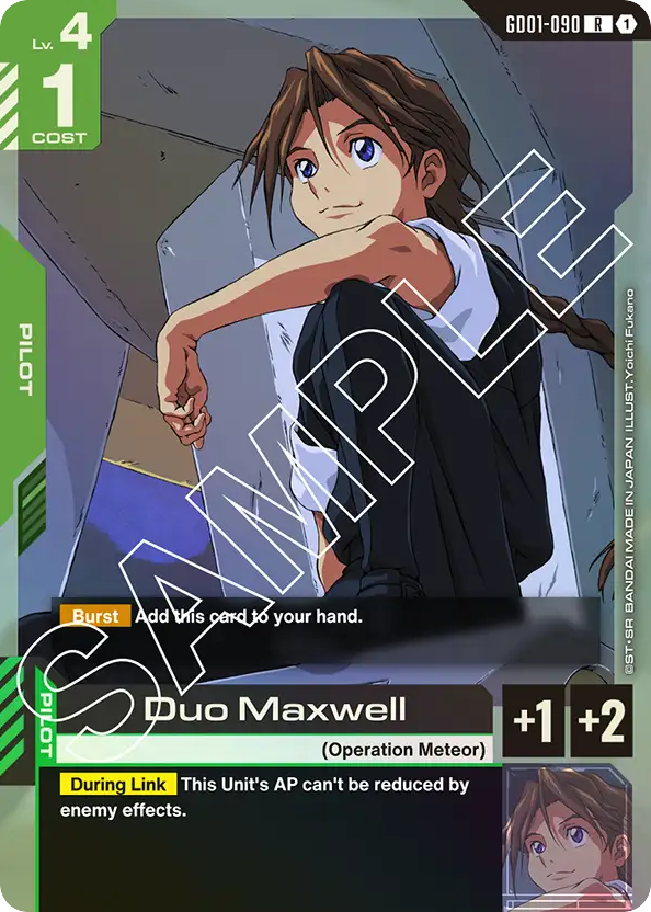 Duo Maxwell - GD01-090 - Rare - Newtype Rising