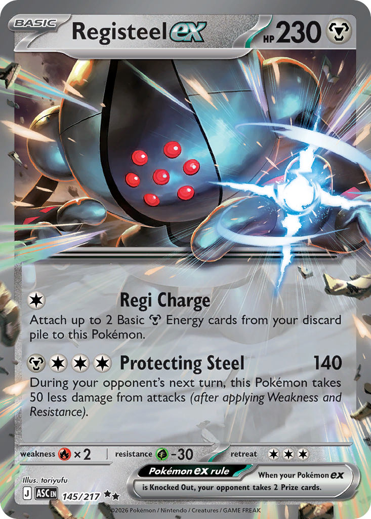 Registeel ex - 145/217 - Ascended Heroes