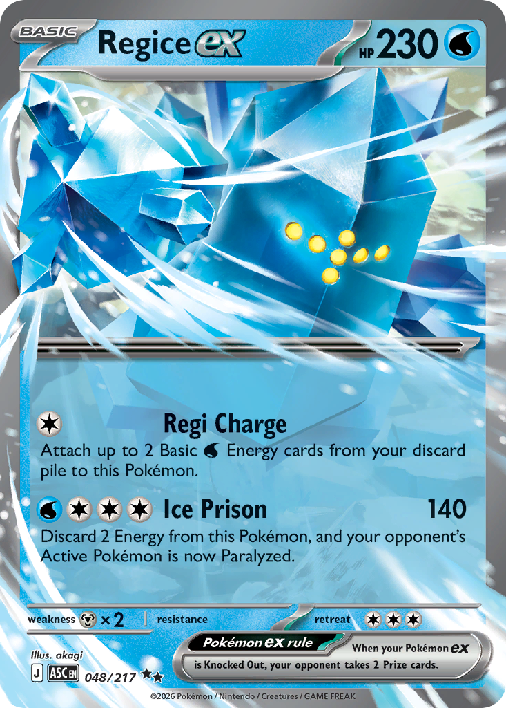 Regice ex - 048/217 - Ascended Heroes