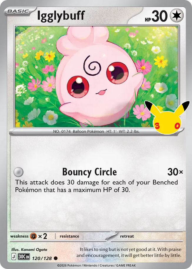 Igglybuff - 120/128 - 30th Celebration