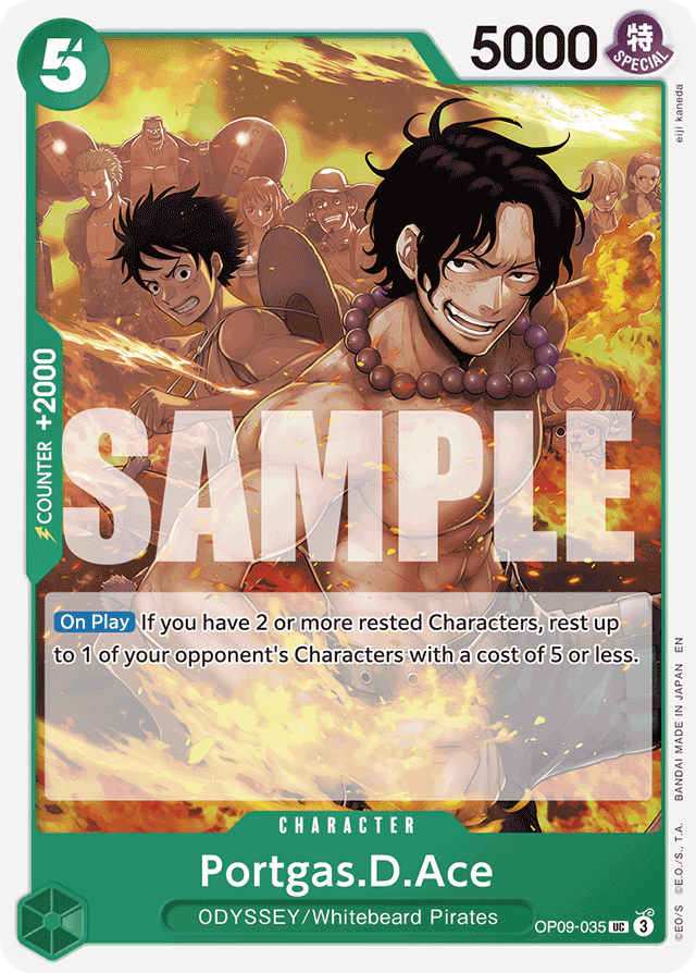 Portgas.D.Ace - OP09-035 - Uncommon (Reprint) - Emperors In The New World