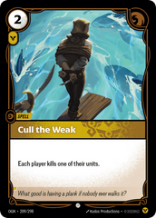 Cull The Weak - 209/298 - Common - Origins