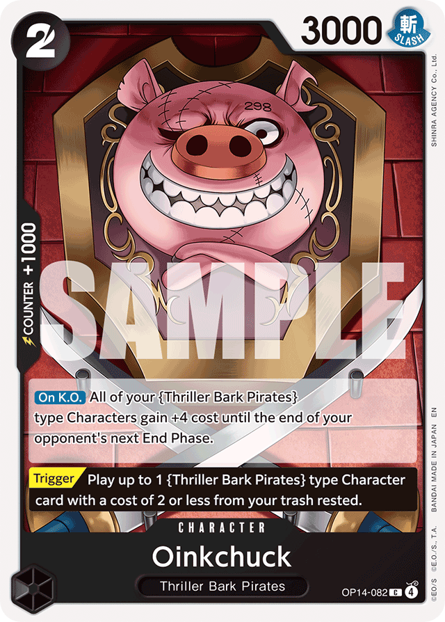 Oinkchuck - OP14-082 - Common - The Azure Sea's Seven