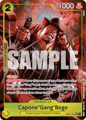 Capone"Gang"Bege - OP11-101 - Super Rare (Alternate Art) - A Fist Of Divine Speed