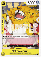 Nekomamushi - OP06-110 - Uncommon (Reprint) - Wings of the Captain