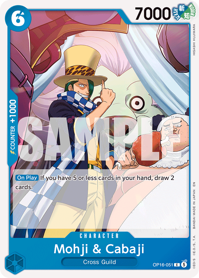 Mohji & Cabaji - OP16-051 - Common - The Time Of Battle