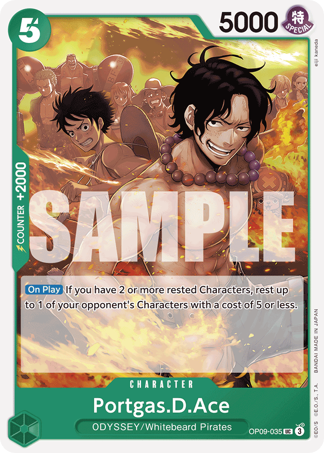 Portgas.D.Ace - OP09-035 - Uncommon - Emperors In The New World