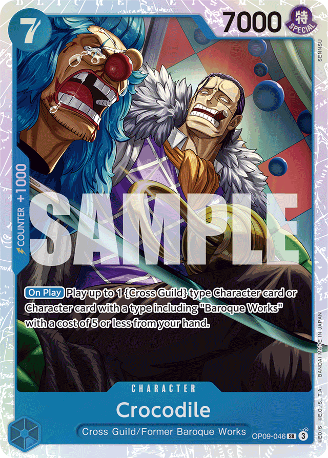 Crocodile - OP09-046 - Super Rare - Emperors In The New World