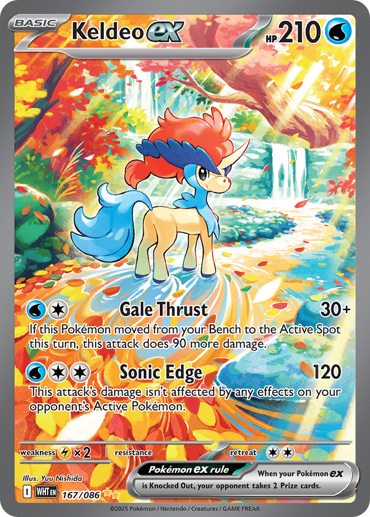 Keldeo ex - 167/86 - White Flare