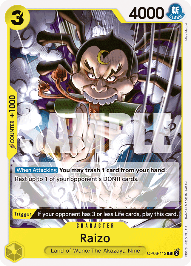 Raizo - OP06-112 - Common - Wings of the Captain