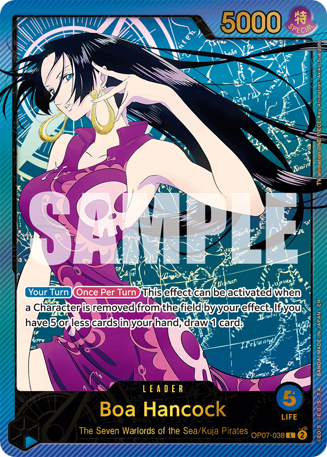 Boa Hancock - OP07-038 - Leader (Special Alternate Art) - 500 Years In The Future