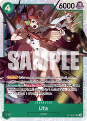 Uta - ST16-001 - Super Rare - GREEN Uta