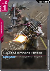 Zeon Remnant Forces - GD01-115 - Uncommon - Newtype Rising