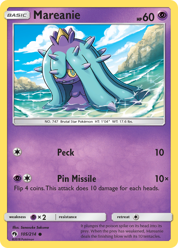 Mareanie - 105/214 - Lost Thunder