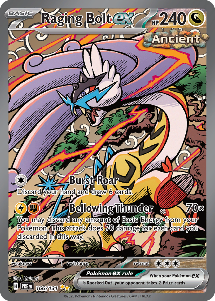Raging Bolt ex - 166/131 - Prismatic Evolutions
