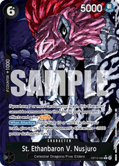 St. Ethanbaron V. Nusjuro - OP13-080 - Rare (Alternate Art) - Carrying On His Will
