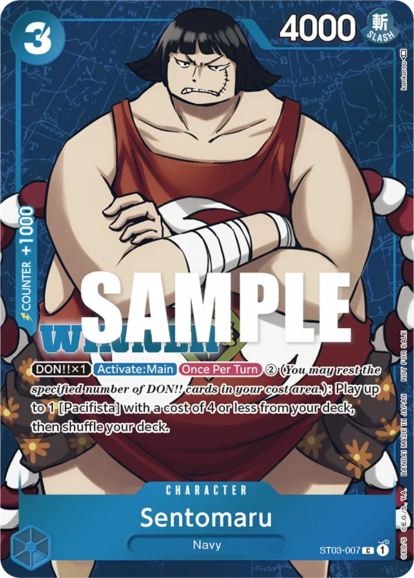 Sentomaru - ST03-007 - Common (Winner Stamp) - The Seven Warlords of the Sea