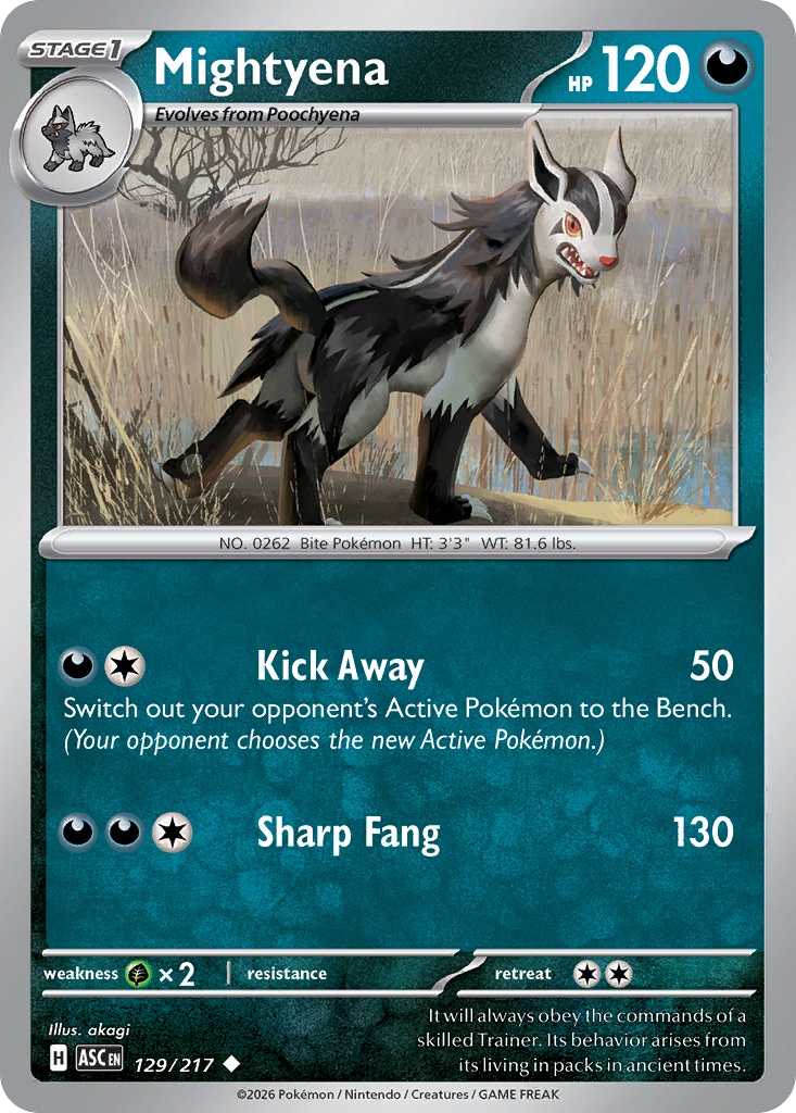 Mightyena - 129/217 - Ascended Heroes
