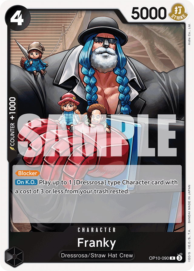 Franky - OP10-090 - Rare - Royal Blood