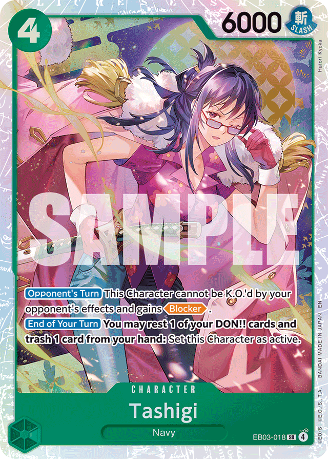 Tashigi - EB03-018 - Super Rare - Heroines Edition
