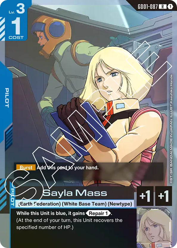 Sayla Mass - GD01-087 - Rare - Newtype Rising