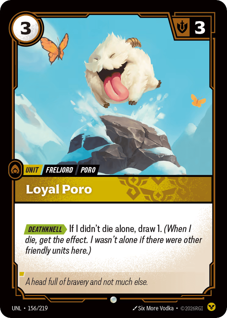 Loyal Poro - 156/219 - Common - Unleashed