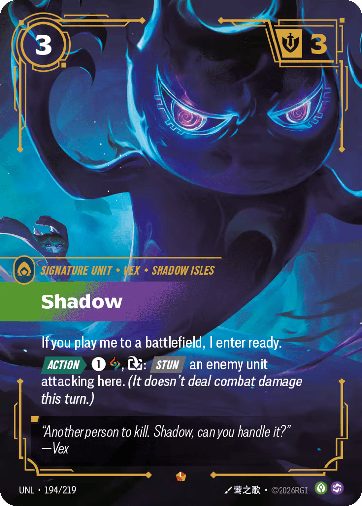 Shadow - 194/219 - Epic - Unleashed